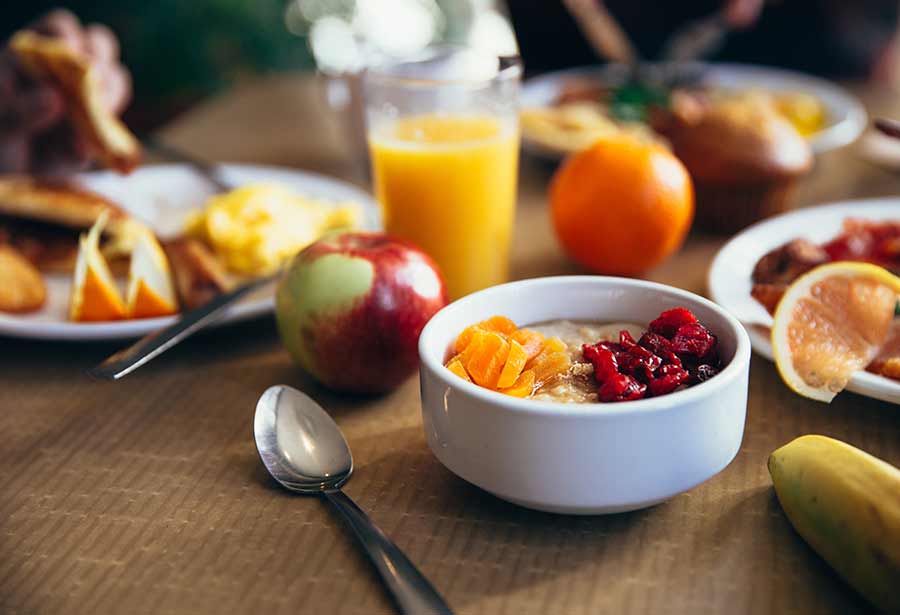 Everything a tech man need on a breakfast